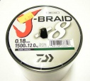 J-BRAID X 8  Ciemnozielona 0,18MM 12KG