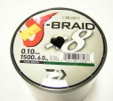 J-BRAID X 8  Ciemnozielona 0,10MM 6KG