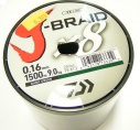 J-BRAID X 8  Ciemnozielona 0,16MM 9KG